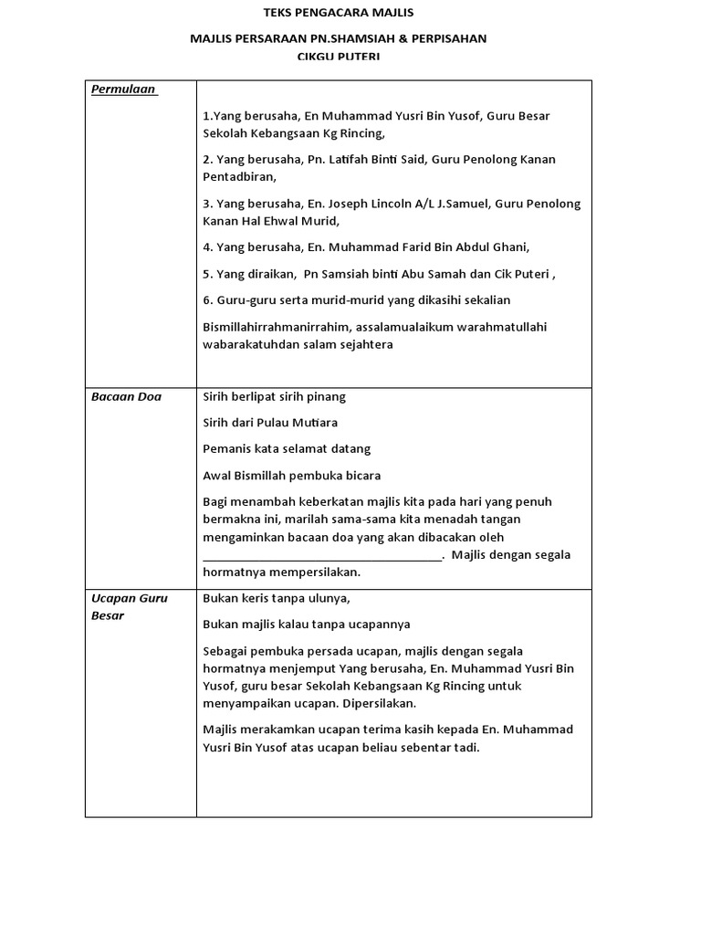 Teks MC | PDF