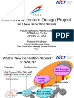 AKARI Architecture Design Project: For A New Generation Network