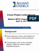 Cross-Project Links Report