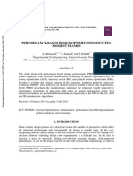 Performance-Based Design Optimization of Steel Moment Frames