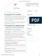 IT Companies in Ambala - IT Companies List