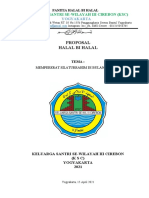 Proposal Halal Bi Halal KSC Yogyakarta