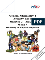 General Chemistry 1 Activity Sheet Quarter 2 - MELC 8 Week 4