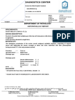 Department of Pathology: Histopathology Report Specimen/Site Gross Description