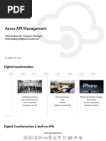 Azure API Management: Mike Budzynski, Program Manager