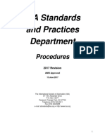 ISA Standards and Practices Department: Procedures