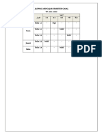 Jadwal Mengajar Semester Gasal TP 2021/2022