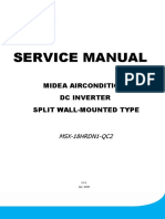 Service Manual: Midea Airconditioner DC Inverter Split Wall-Mounted Type