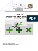 LP 2ND QUARTER Business Math 1