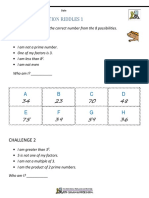 Challenge 1: Prime Factorization Riddles 1