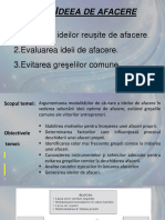 Tema - 2 Ideea de Afacere