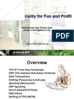 Network Security for Fun and Profit