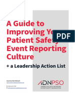 Ebook A Guide To Improving Your Patient Safety Event Reporting Culture Plus A Leadership Action List