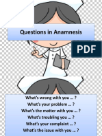 Questions in Anamnesis