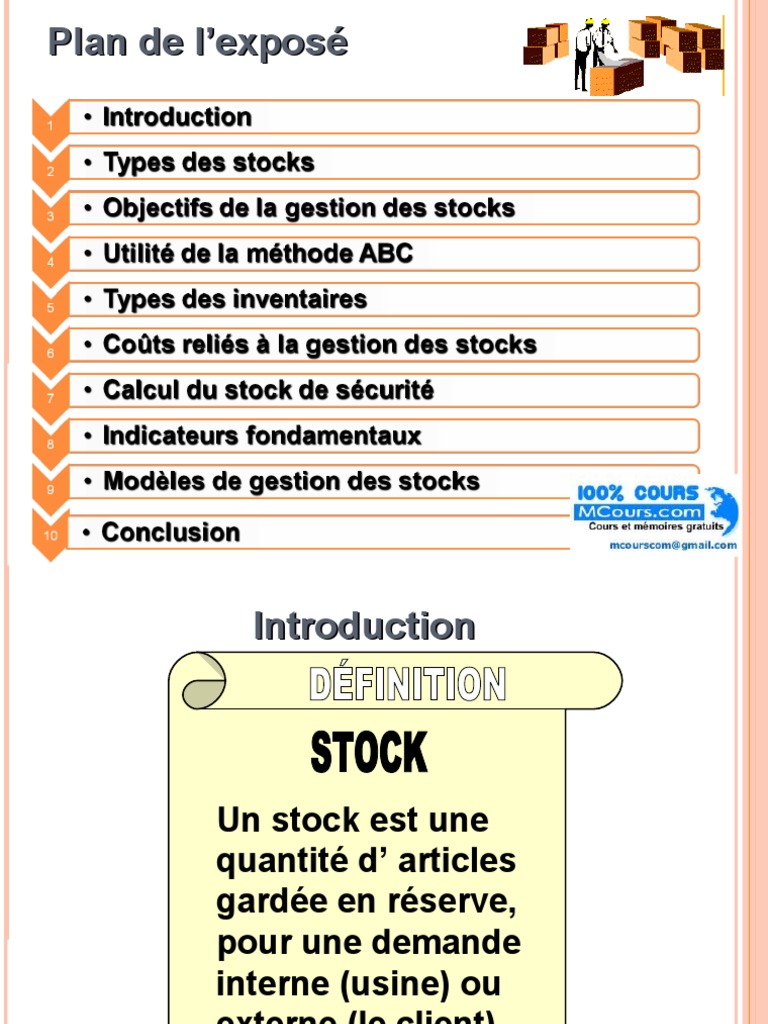 Gestion des Stocks : Méthodes et Coûts | PDF | Inventaire | Moyenne