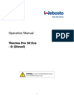 Operation Manual: Thermo Pro 50 Eco - D (Diesel)