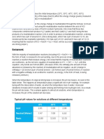 Effect of Base Temperature on Neutralization Energy