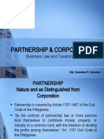 Partnership & Corporation: Business Law and Taxation