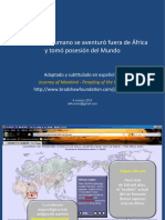 Clase 9 - Cómo el ser humano se aventuró fuera de África