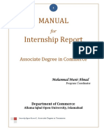 Internship Report Manual-ADC