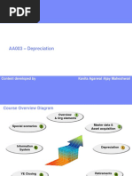 AA003 - Depreciation: AC605 Profitability Analysis