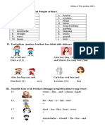 Kls 5 - Describing People New