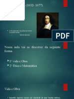 Baruch Spinoza (1632 - 1677)