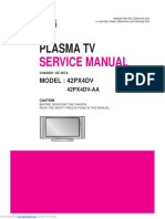 Plasma TV: Service Manual