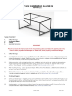 Article Installation Guideline: - F07899 Table