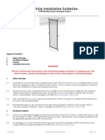 Article Installation Guideline: - F07904 Net Insert Gondola Small