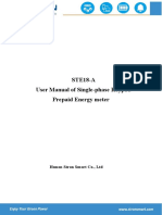 User Manual of STE18-A Prepaid Keypad Single Phase Electricity Meter