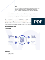 Brief of The Product:: Market Segmentation