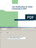 Breakdown Notification & Order Processing in SAP