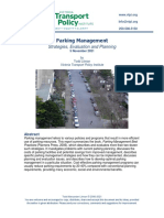 Parking Management: Strategies, Evaluation and Planning
