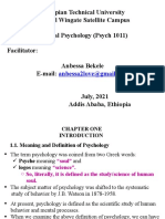 General Psychology PPT 2021