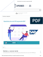 Manual Básico de Uso de SAP y Programación ABAP