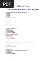 (Join AICTE Telegram Group) 22317-Data-Structure-Using - C-MCQ