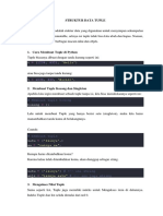 Struktur Data Tuple - Dictionary