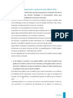 Cuestionario Comprensión y Aplicación de La Matriz BCG