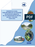 DIAGNÓSTICO RURAL PARA IMPLEMENTAR UN PROGRAMA DE EDUCACIÓN AMBIENTAL EN LAS COMUNIDADES DE MATINA, BATAÁN Y PACUARE, COSTA RICA