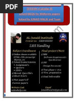 ISL 202 Lesson Wise Solved Mcqs For Midterm by Mudasar Qureshi Vu360 ...