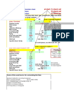 At Start: 1) Check Setting of Propellor Constants For Each Engine 2) Check Setting of Altitude in The Altitude Calculator 3) Check Fuselage Drag