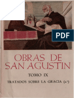 AGUSTÍN DE HIPONA - Obras completas, IX. Escritos antipelagianos (2.º). Tratados sobre la gracia (2.º) (BAC, Madrid, 1952)