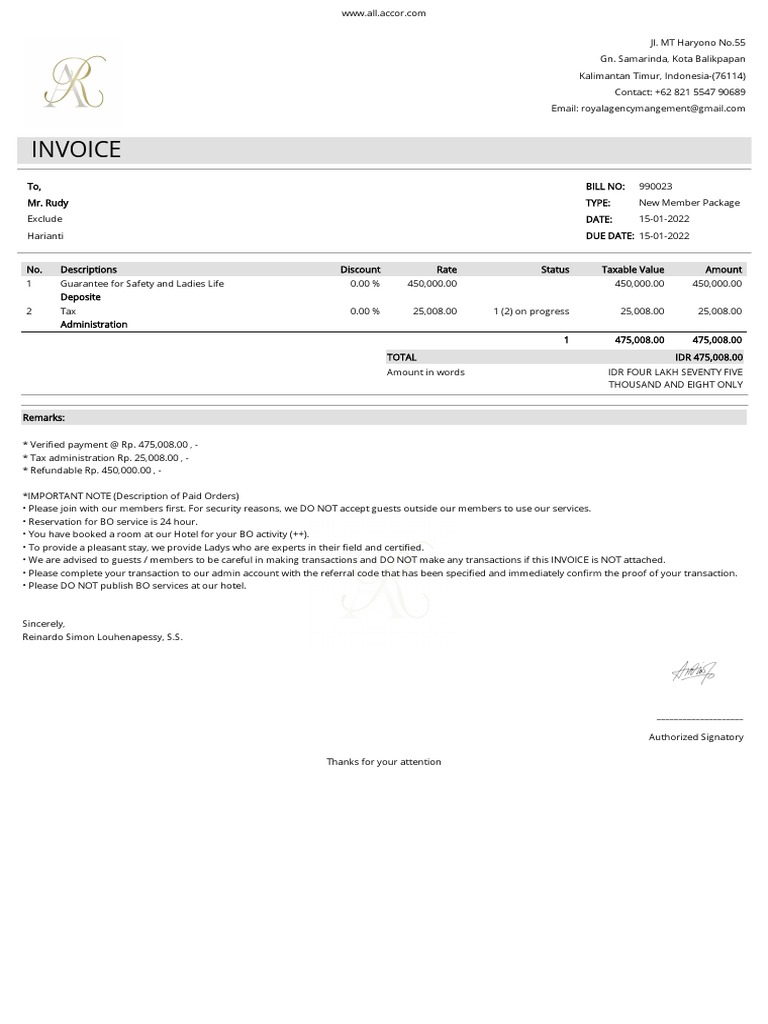 Invoice | PDF | Indonesian Rupiah | Government