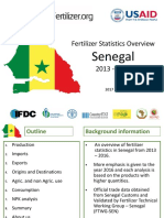 Senegal Fertilizer Statistics Overview 2016