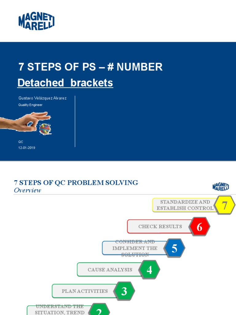 7 Steps of QC Problem Solving - Detached Brackets Rev 06 | PDF ...