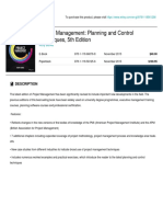 Wiley - Project Management - Planning and Control Techniques, 5th Edition - 978-1-118-56125-6