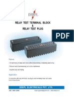 Relay Test Terminal Block & Relay Test Plug: Deepl Electricals Pvt. LTD