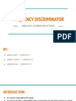 Frequency Discriminator: Analog Communication