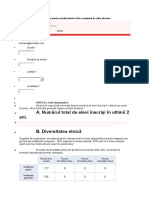 Formularul de Aplicare Pentru Școală Trebuie Să Fie Completat de Către Director